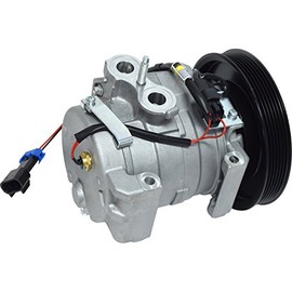 A/C Compressor 10S15C for Freightliner Cascadia, Coronado, MT45, MT55 / Western Star 4800SF, 4900EX, 4900SA.. (6-Grooves) - 4713442 QR