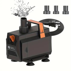 AquaMiracle 1050GPH Aquarium Water Pumps (4000L/H, 55W) Fountain Pump Pond