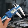 Dasqua Left-Handed Digital Caliper 0-8"/0-200mm Stainless Steel with LCD Screen,