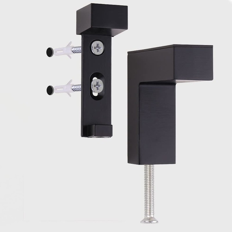 LUANT Metal Adjustable Floating Shelf Hardware, Wood/Glass Shelf Bracket Wall