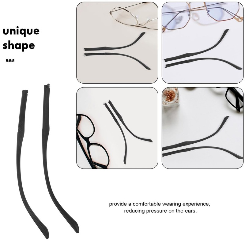 Anneome Replacement Arms and Legs Glasses Frame Replacement Legs TR90