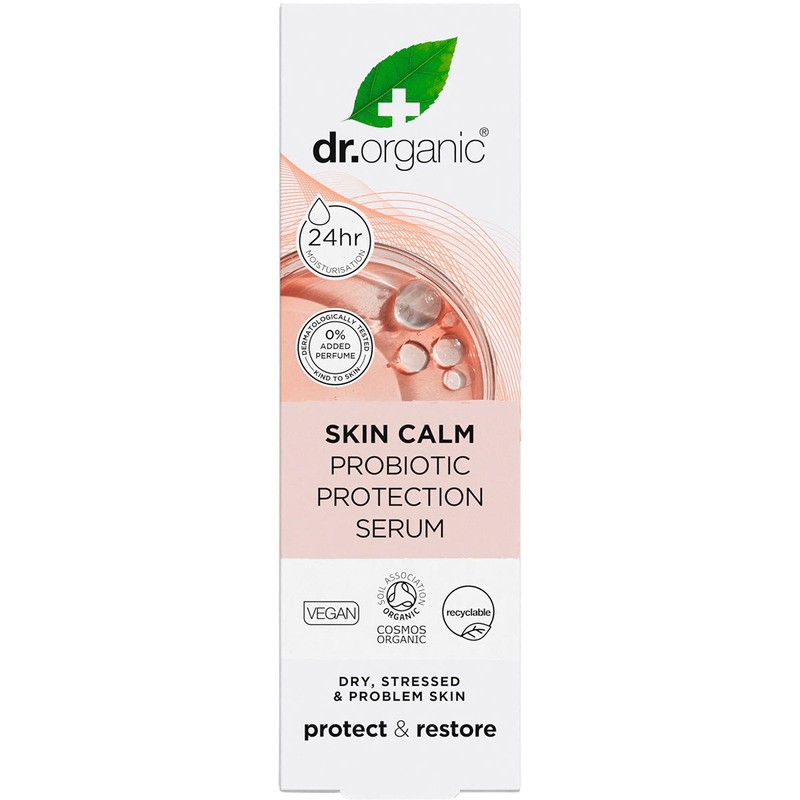 Dr Organic Skin Calm Probiotic Protection Serum 30ml
