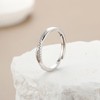 Krfy 925 Silver Rings for Women Engagement Ring CZ Eternity