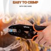 KF CPTEC 5PCS Ratchet Wire Crimping Tool Kit with Quick-Change