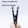 ZWxqysp 4 Pcs Dental Bib Clips, Adjustable Reusable Ball Chain