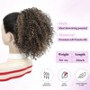 Drawstring Curly Ponytail Extensions for Black Women Protein Silk Fiber