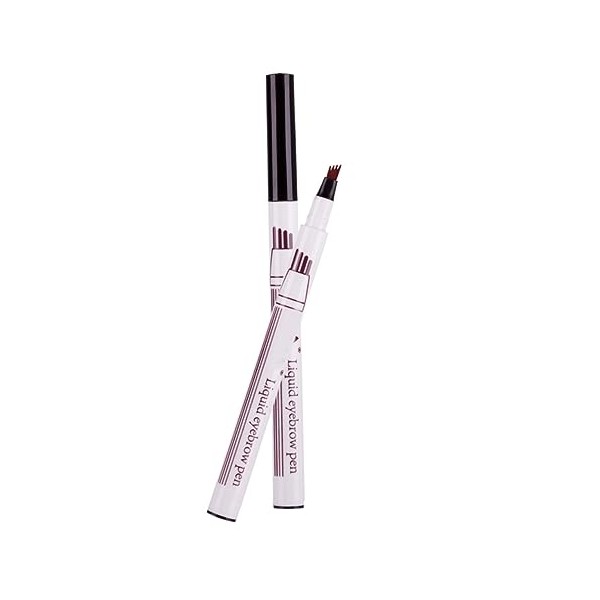 Four-pronged Eyebrow Pencil Sweat Quick-drying Liquid Brow Makeup Tool for