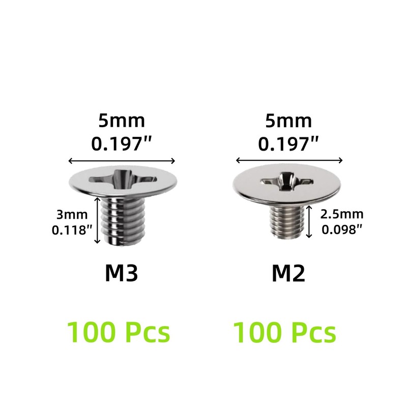 M2 and M3 SSD Screws,PCIe NVMe M.2 SSD Mounting Screws.