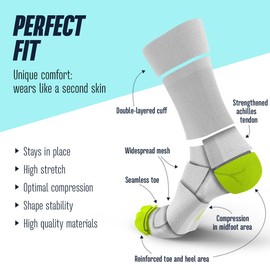 INCYLENCE ULTRALIGHT Running Socks for Men and Women, Breathable and Ultra Thin 1 Pair, Strikes Mint Pink