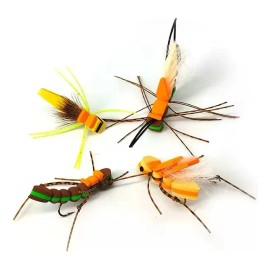 Señuelos Flotantes Para Pesca Con Mosca - 4 Piezas