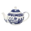 UNIQUE HOME LIVING Blue Willow Ceramic Teapot 1 Litre Georgian