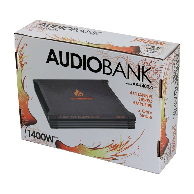 Audiobank AB1500.1 Monoblock 2500 Watt 2 Ohm A/B Class Car