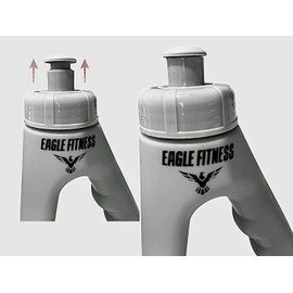 N32 Eagle Fitness, Leak Proof, 350ml Sport Water bottles, Reusable water bottle | Grip, Handheld, Grey & Pink