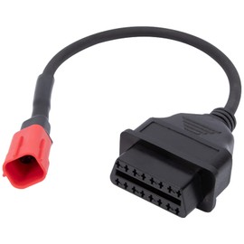 KASturbo OBD2 Diagnostic Cable 6 Pin 16 Pin Adapter Cable Suitable for Honda Suzuki Motorcycle Fault Detection Plug