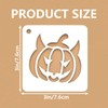 56Pcs Halloween Stencils for Painting, Spooky Stencils 3×3 Inch