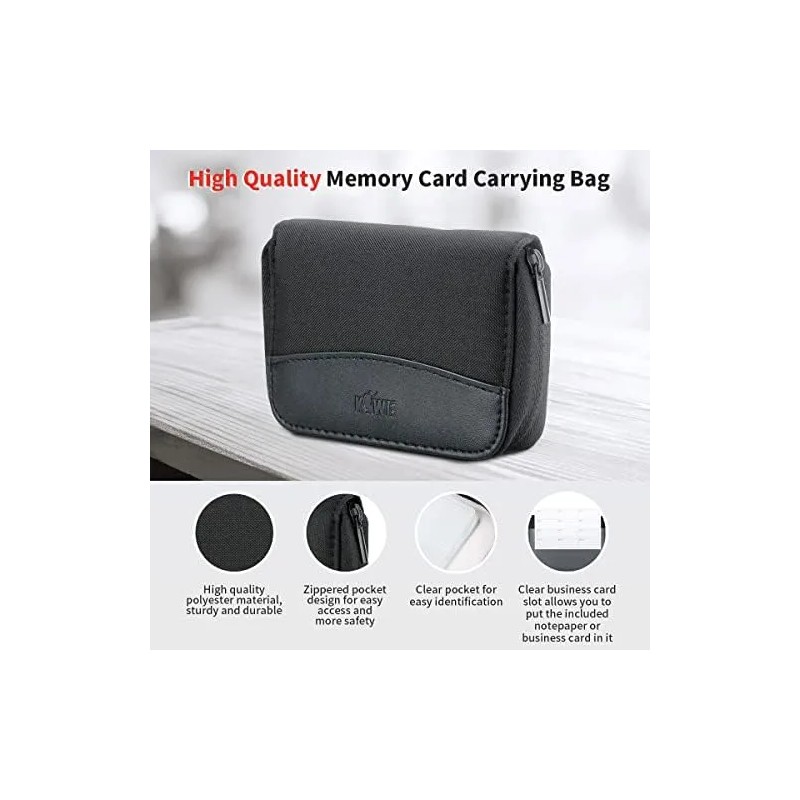 (24 Sd + 4 Cf) Estuche Para Tarjeta Sd De