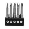OHIY Special Shaped Screwdriver Insert Bits Set in 5 Different