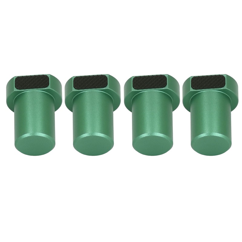4 Pcs 19mm Bench Dog Green Aluminum Alloy Workbench Peg