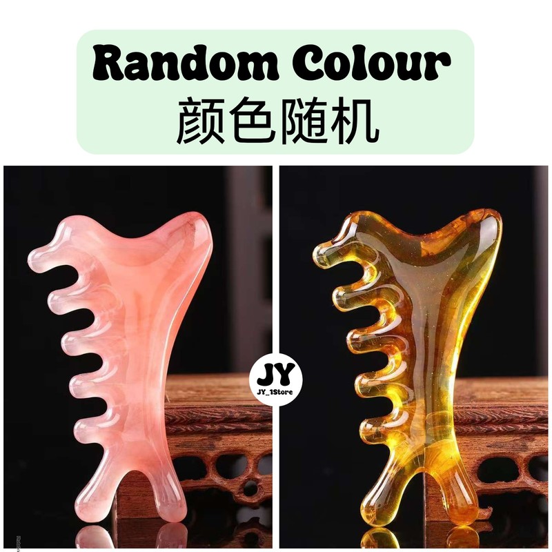 1pc 4in1 Meridians Massage Comb Head Eye Face Ear Nose