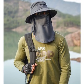 Sombrero de Sol Gorra Pesca Sombrero de Pesca Sombreros de Pesca de Sol Sombrero de Sol de ala Ancha Unisex Sombrero de Pesca Quemaduras Solares y Protección UV Gorra de Ligera Sombrero de Cubeta Gris