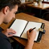 SIMDAO A5 Vintage Leather Journal With Lock, Secret Diary Gift