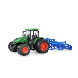 Amewi 22640 RC Tractor with Cultivator, Sound & Light, 1:24 RTR Green