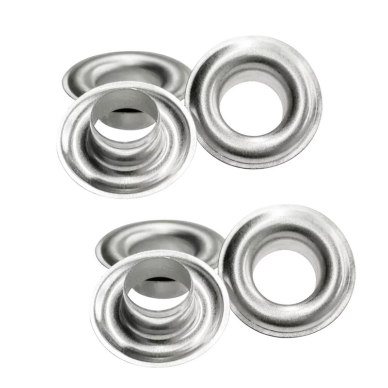1000pcs 12mm Grommet Eyelet Plating Treatment Rust Prevention Leather Grommets