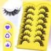Cat Eye Lashes Wispy False Eyelashes Long Strip 20MM Long