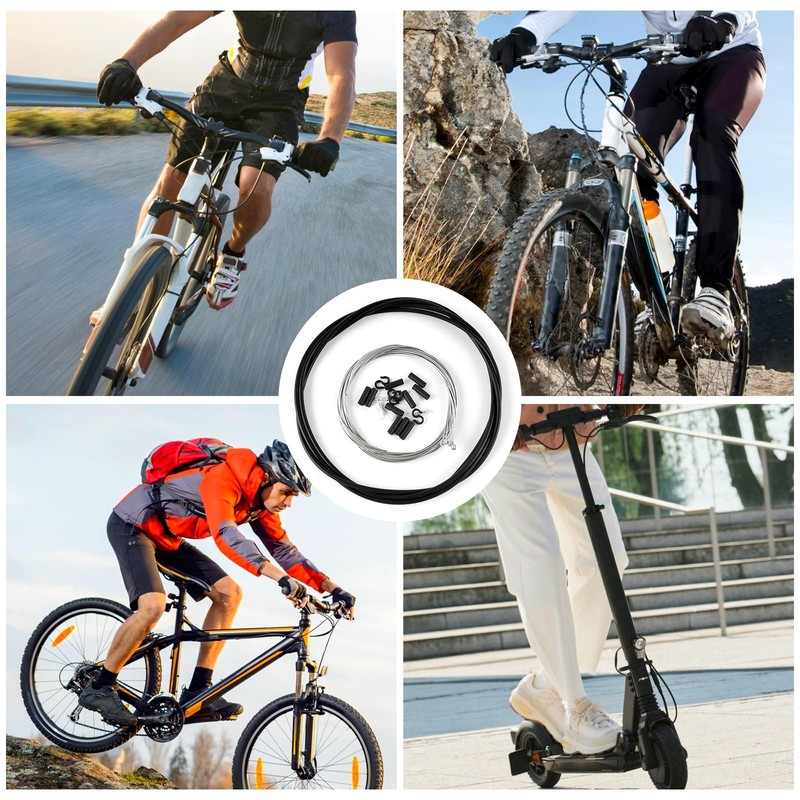 EclipseGuard Shift Cable Set, Universal Bicycle Shift Cable, Steel Shift