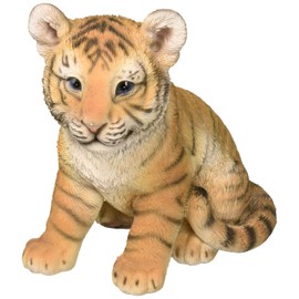 Tiger Baby Sitting Statue