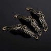 Dophee 10Pcs 1.77" x 0.39" Antique Brass Drawer Pull Handles