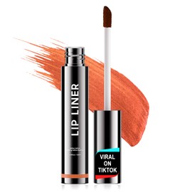 dfjdskl Peel Off Lip Stain - Long Lasting Lip Stain Peel Off with Matte Finish, Waterproof, Transfer-proof, Highly Pigmented Color (#04Coral, 1 PCS)