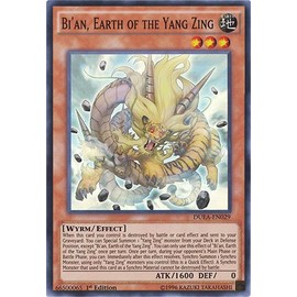 YU-GI-OH! - Bi39;an, Earth of The Yang Zing (DUEA-EN029) - Duelist Alliance - 1st Edition - Super Rare