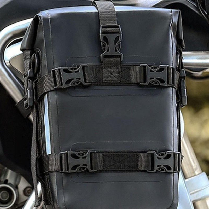 Itisyou Motorcycle Side Bag Engine Guard Bag Motorcycle Bumper Frame