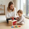 Toyvian Montessori, giocattolo in legno, 2 in 1, Montessori, con