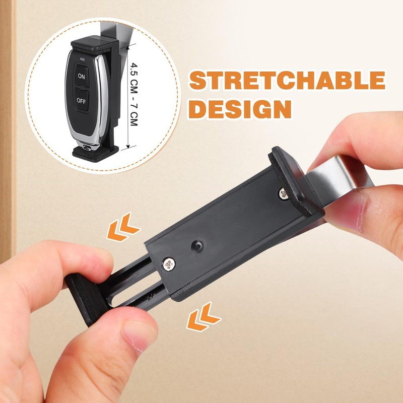 Mobestech Clip De Visera Remota para Puerta De Garaje Soporte