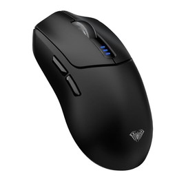 AULA SC580X Wireless Gaming Mouse, Tri-Mode 2.4G/BT5.0/USB-C, 10000 DPI Rechargeable Wireless Mouse with 6 Programmable Buttons, Ergonomic Computer Mouse for Laptop/PC/Mac/Tablet mouse gam bluetooth  mouse budget  mouse - Color: Black