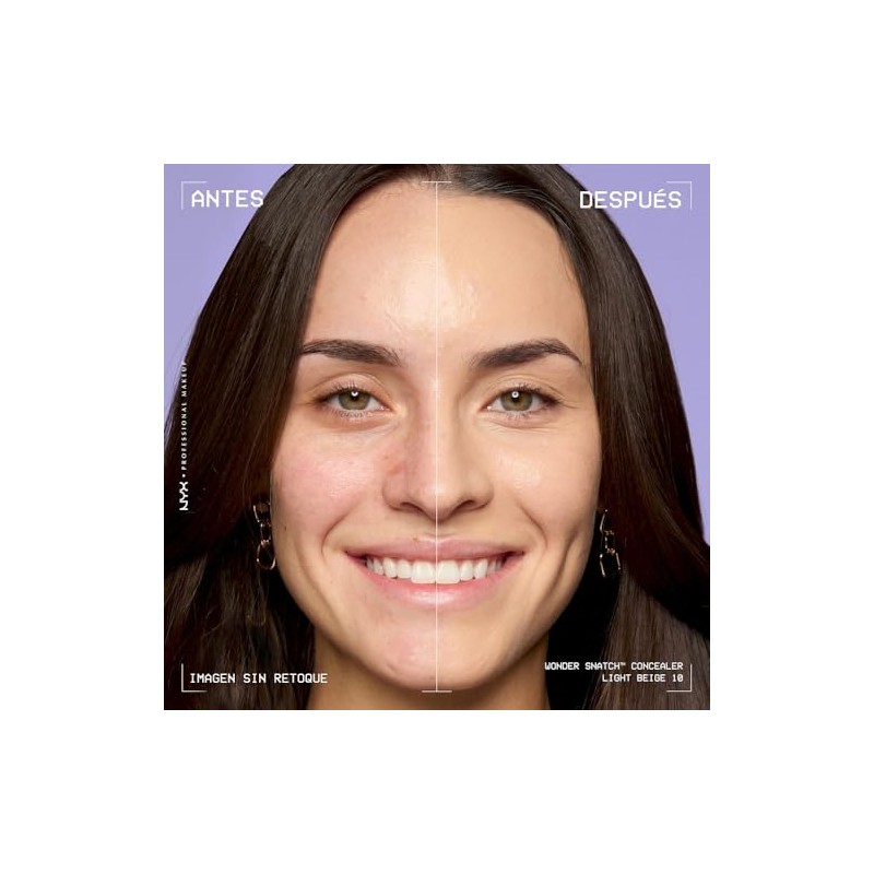 NYX Professional Makeup, Wonder Snatch, Corrector líquido para rostro, 24h