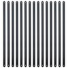 Myard 29-1/2 Inches Grooved Flat Straight Aluminum Deck Balusters Furniture