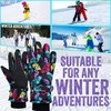 CityComfort Girls Skiing Gloves Fleece Lined Touch Screen Gloves Thermal