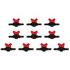 LHKJ Pack of 10 Plastic Micro Drip Irrigation Garden Irrigation