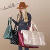 Debra Diamond Quilted Collection Weekender - Color: Champagne