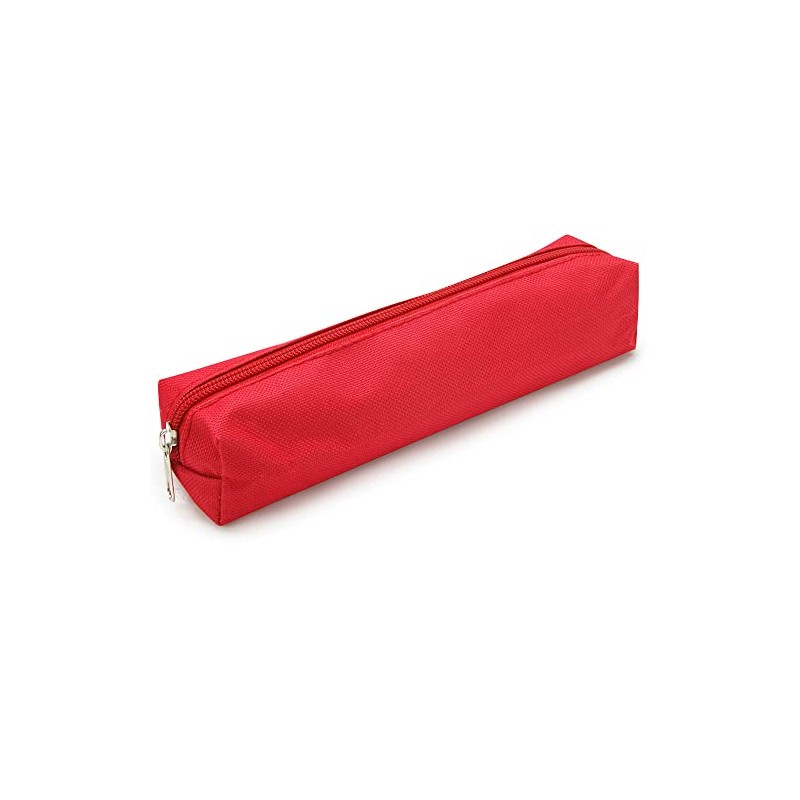 Waytex Small Rectangular Pencil Case Red 21 x 4 x