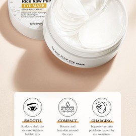 Under Eye Patches for Dark Circles, Puffiness and Eye Bags, Eye Mask,Wrinkle Treatment Anti-Aging Rejuvenating Moisturizing Skin Care 60PCS Collagen Eye Gel Pads Anti-Wrinkle Eye Patches