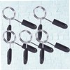 BESPORTBLE 5pcs 24mm Dumbbell Barbell Clamps Spring Clip Collars Barbell