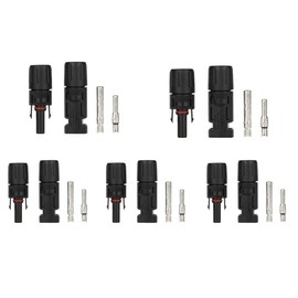 Solar photovoltaic connectors 5 Pairs
