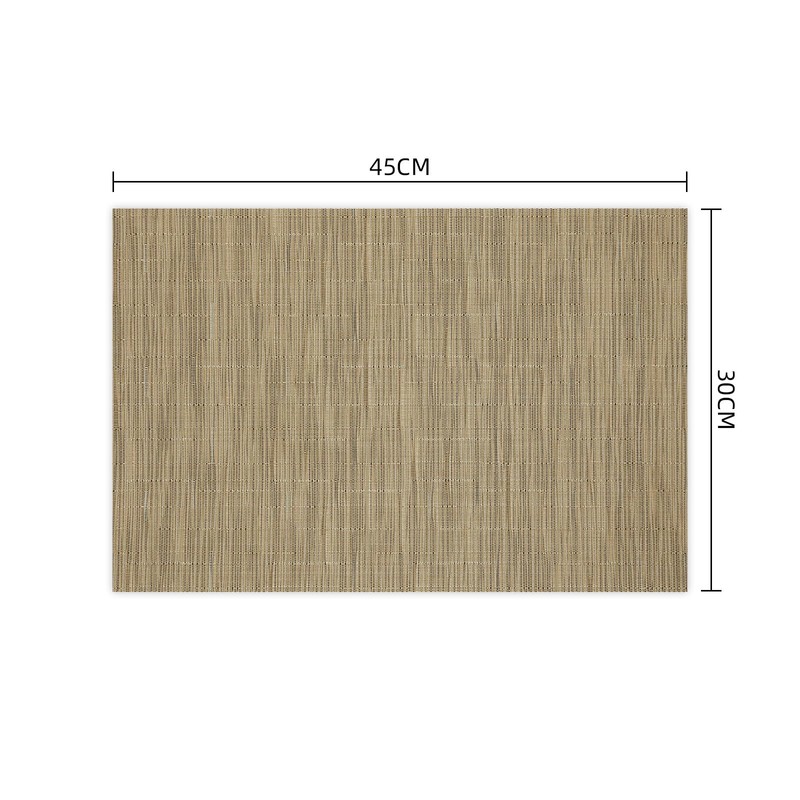 Lumaca Washable Placemats, Set of 6 Placemats (70% PVC, 30%