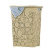 Superio Lace Laundry Hamper, Beige-1 Pack