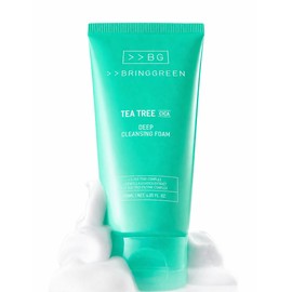Bring Green Tea Tree Cica Deep Cleansing Foam Large Capacity 200ml / 브링그린 티트리 시카 딥클렌징폼 대용량 200ml