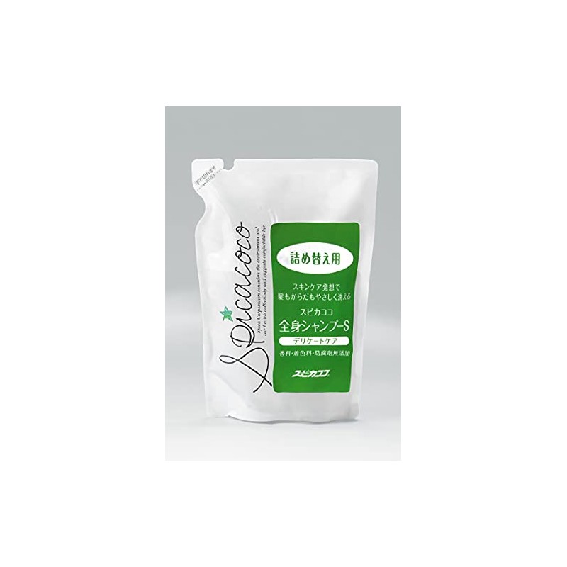 Spikakoko Full Body Shampoo S, Refill, 16.9 fl oz (500